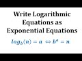Understanding Logarithmic and Exponential Equations