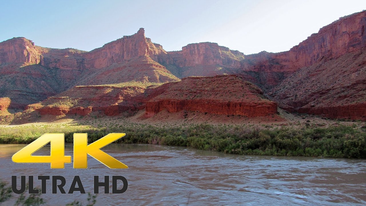 Utah Scenic Byway 128 Drive into Moab 4K 60FPS Upper Colorado River Scenic Byway