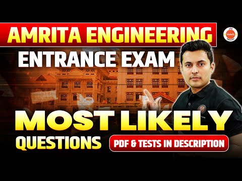 AEEE 2025 Most likely questions | Model paper for Amrita Vishwa Vidyapeetham College | Phase 1