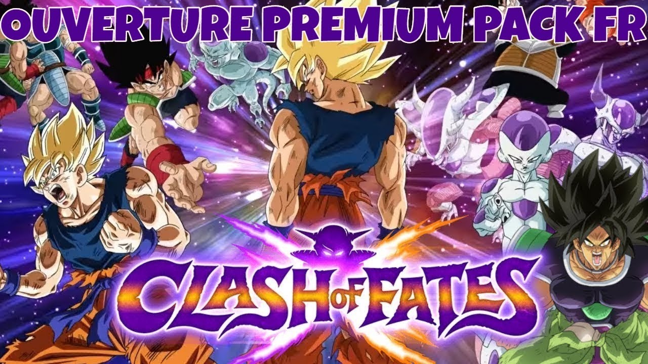 OUVERTURE PREMIUM PACK CLASH OF FATES - DRAGON BALL SUPER CARD GAME