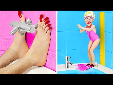 🤔 PROBLEMAS DE LAS PERSONAS BAJITAS | Luchas de Belleza con PIERNAS LARGAS y PIERNAS CORTAS 🌟