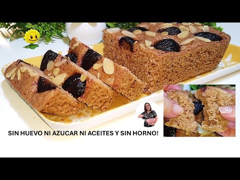 NUNCA UN PAN DE AVENA QUEDA TAN ESPONJOSO Y SIN HUEVO