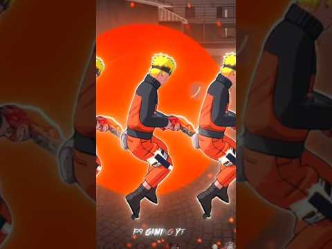 Naruto power 💪 in free fire 🔥 #freefireshorts #shortfeed #shorts #song #short