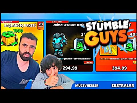 ARAS İLE STUBLE GUYS OYNADIK !! Aşırı Zor Parkur !! #stumbleguys