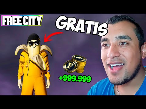 CONSEGUI LA NUEVA SKIN DE BANANIN 😱 100% GRATIS EN FREE CITY