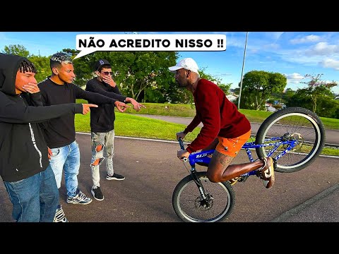 Meu Amigos Ficaram Surpresos Com a Minha Manobra Nova de Bike