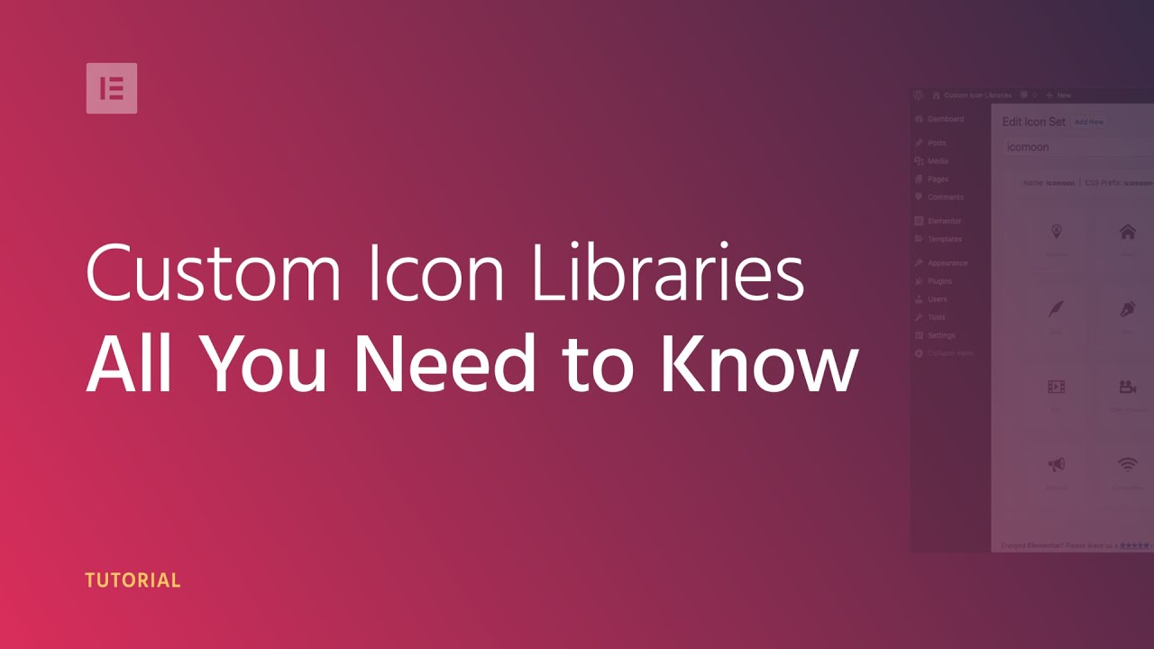 How to use Elementor Pro's Custom Icon Libraries - Sites on WordPress