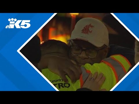 Transit workers hold candlelight vigil to honor fallen bus driver Shawn Yim