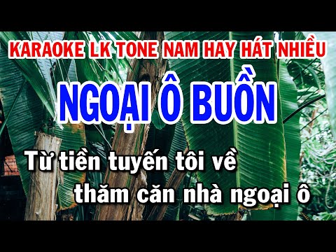 Liên Khúc Karaoke Bolero Dễ Hát Nhất – Nhạc Sống Karaoke | Ngoại Ô Buồn