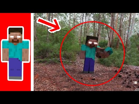 Personajes de MINECRAFT en la Vida Real