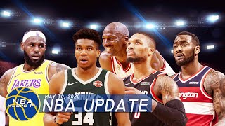 NBA Update:   NBA Start Date | GOAT Debate | John Wall update | Damian Lillard  |  NBA MVP Race .