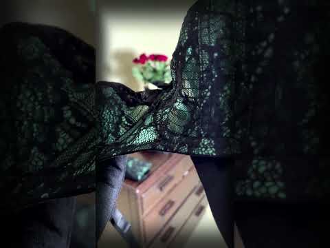 New Year Glow✨???? #vintagefashion #underwirebra #suspender #greenaesthetic #lace #fashiontok #retro
