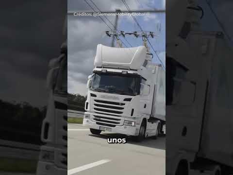 Camión eléctrico por cables