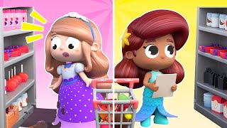 Rapunzel Makes a Mess at the Supermarket! 🛒 Funny Cartoons for Kids | Increditales