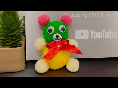 How to make teddy bear 🧸 step by step || Easy craft ideas #craft