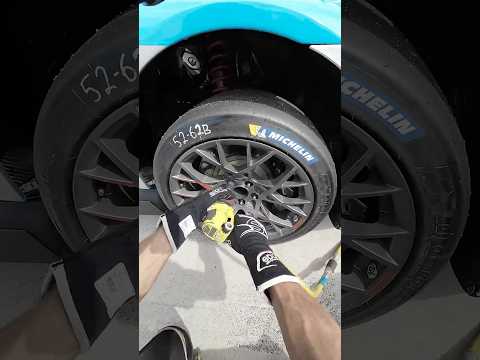 IMSA Michelin Pilot Challenge Pitstop practice @RoadAtlantaLLC w/ Baker Racing #pitstop #imsa #tcr