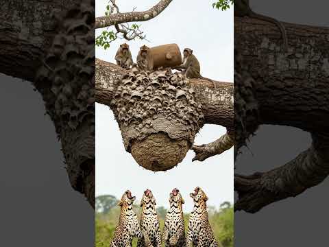 하늘은 함부로 쳐다보면 안 돼 🐒💀 | Never Look Up Carelessly at the Sky | 空は不用意に見上げてはいけない #WILDLIFE #Monkey
