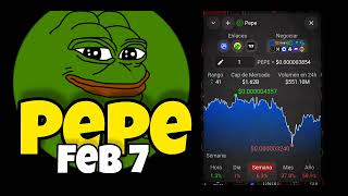 Pepe Coin HOY Feb 7 Rumbo $0.00001