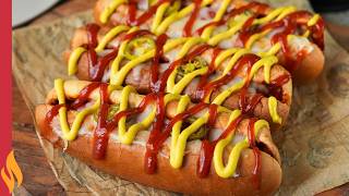 Evde Kolay Sosisli Sandviç (Hot Dog) 🌭🍟 Çift Hazneli Airfryer’da Pratik Menü ✅