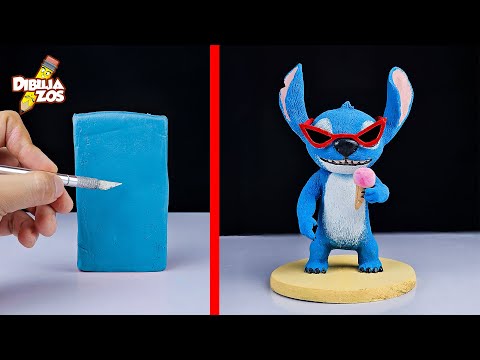 ❌NO FUE FÁCIL | HICE UNA ESCULTURA DE STITCH