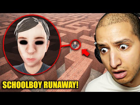 SCHOOLBOY RUNAWAY IN A MAZE!