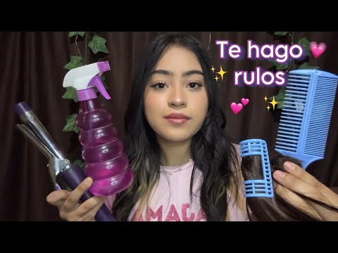 ASMR te cepillo el cabello y lo estilizo ✨💗💇🏻‍♀️