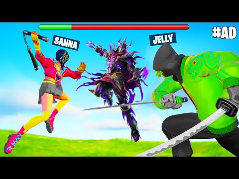 We Fought SHREDDER In Fortnite! (TMNT)