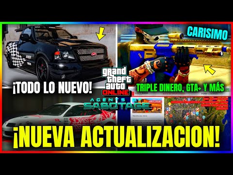 NUEVA ACTUALIZACION en GTA5 Online! TODO LO NUEVO! NUEVO COCHE, ARMA, TRIPLE DINERO y MÁS! Mystic