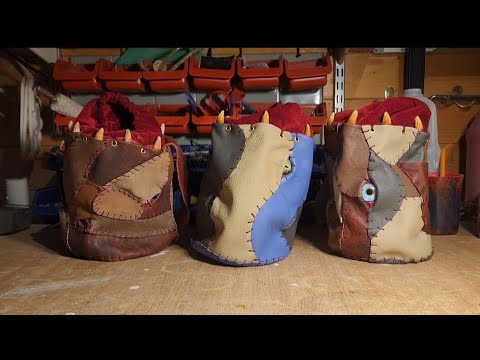 Beginners Guide: How to Make Monster Leather Chalk Bags