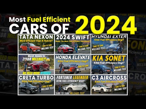 Most Fuel Efficient Cars Of 2024 (As Tested By V3Cars) & Key Takeaways