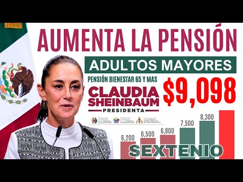 🚀 ¡Asi AUMENTA la PENSIÓN para ADULTOS MAYORES en el SEXENIO de SHEINBAUM! 💥