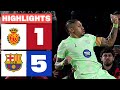 RCD MALLORCA 1 - 5 FC BARCELONA I RESUMEN LALIGA EA SPORTS