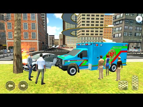 First Aid Ambulance Emergency VAN #18 - Driving On Roof Simulator - Android Game