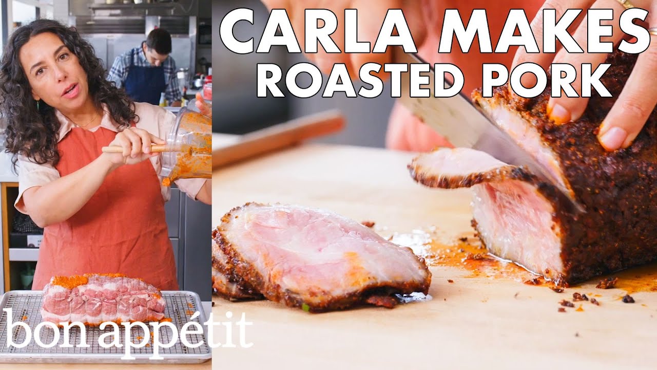 Carla Makes Roasted Pork From the Test Kitchen