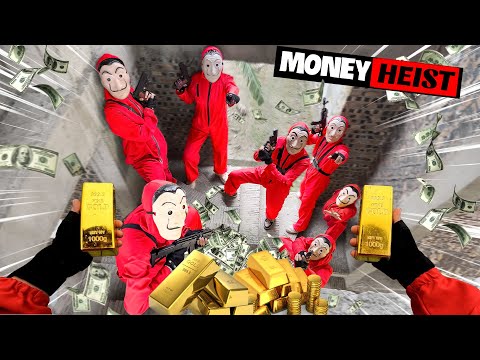 PARKOUR VS MONEY HEIST : The police storm in, surround and arrest Money Heist & Bad Guy | Epic POV