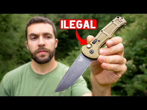 Probando Los CUCHILLOS MÁS ILEGALES 🔪🚫👮