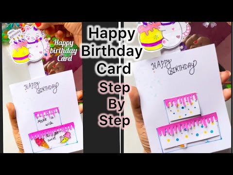 Happy birthday card / handmade birthday card