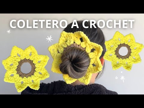 🌻Teje un Coletero Girasol de Ensueño ¡Súper Fácil y Divertido!😍🧶 | Tutorial Hebras Crochet