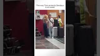The way Tom protects Zendaya is so sweet#Zendaya #TomHolland #Tomdaya