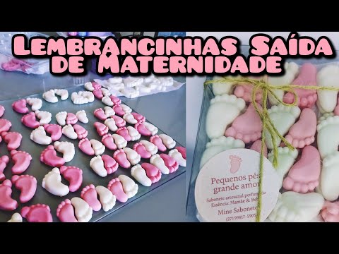 Nova Coleção " Pezinhos de Sabonete Pequenos pés grande amor" Lembrancinhas chá de Revelação