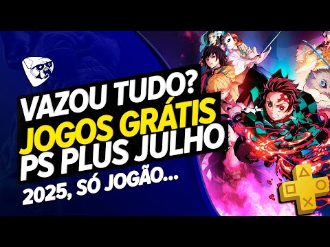 Vazou Tudo?! JOGOS GRÁTIS PSN PLUS JULHO 2025! Só JOGÃO !!!