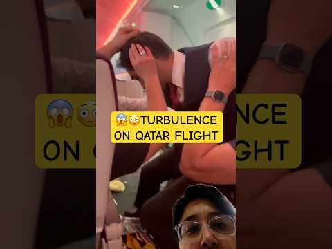 😱😳OMG!Turbulence on Qatar flight #aviation #travel #airplane #ytshorts #shorts #omg #viralvideo