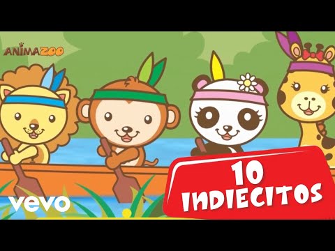 10 Indiecitos (aprende a contar hasta 10) ♫ Animazoo Canciones Infantiles para Aprender...