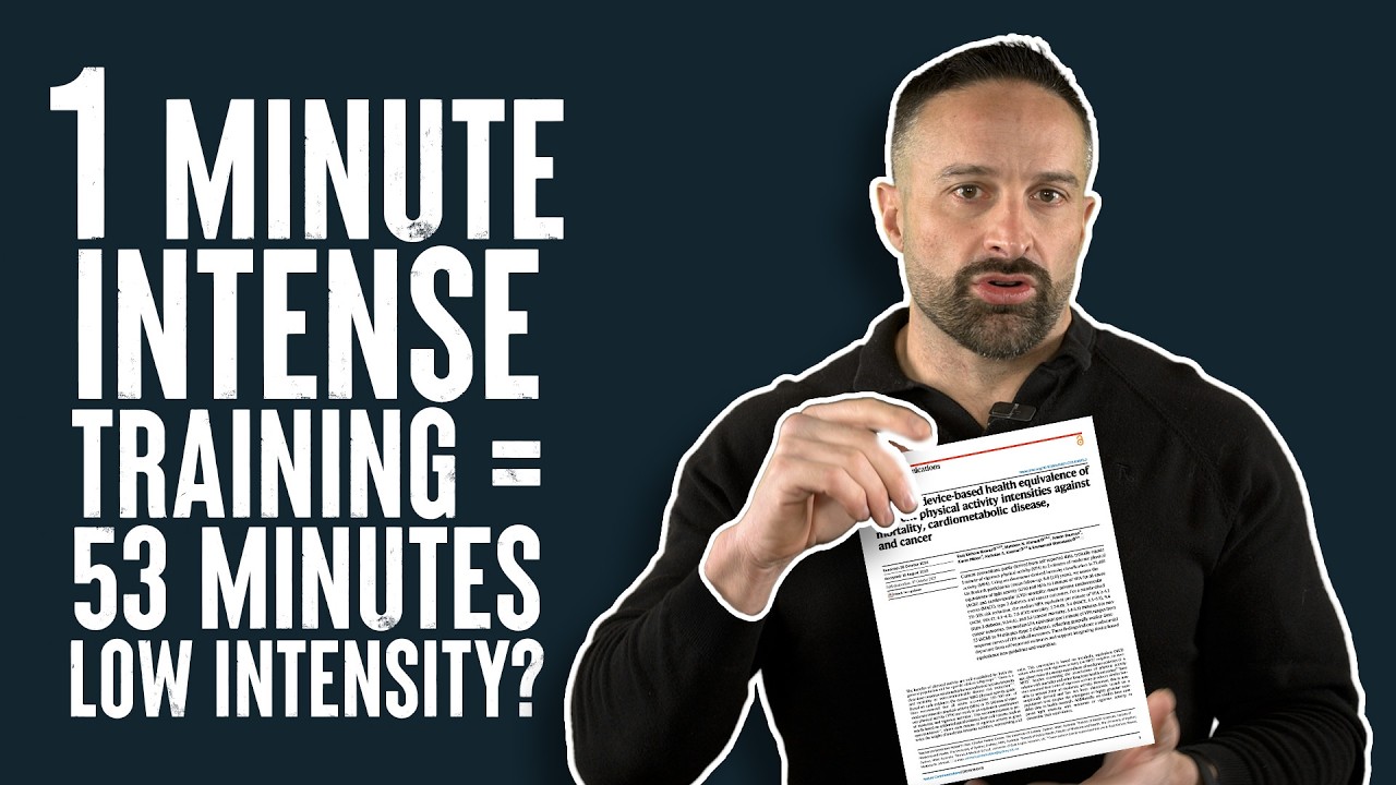 1 Minute of Vigorous Activity Same as 53 Minutes of Light Intensity? | Educational Video | Biolayne