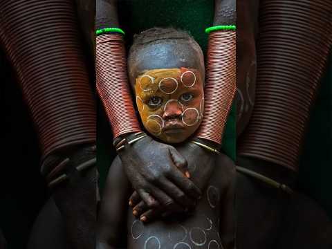 Mursi tribe of Ethiopia 🇪🇹 #hadzabetribe #ethiopia #mursitribe #africansafari