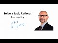 Testing Intervals in Rational Inequalities