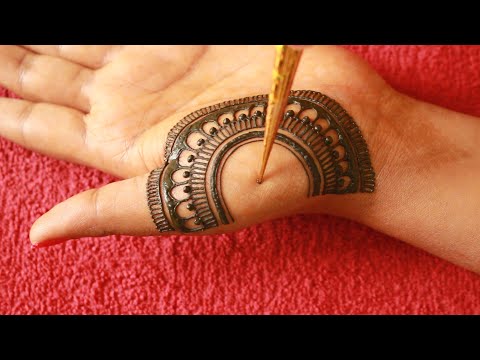 Latest Simple Mehndi Design for Front Hand||Rakhi/Eid 2020 Mehndi Designs||Semi Bridal Mehndi Design