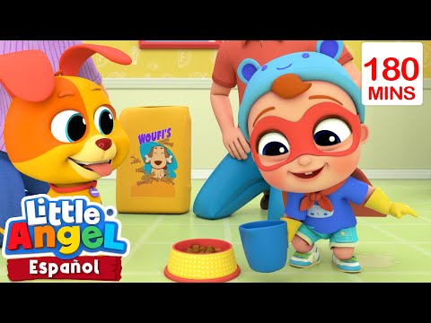 ¡Yo quiero ayudar! | Canciones Infantiles🎵| Juega y aprende | Moonbug Español | Little Angel