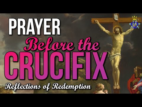 🕊️ Reflections of Redemption: Prayer Before the Crucifix