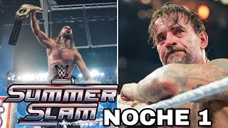 WWE SUMMERSLAM 2025 NOCHE 1 | Resultados Oficiales